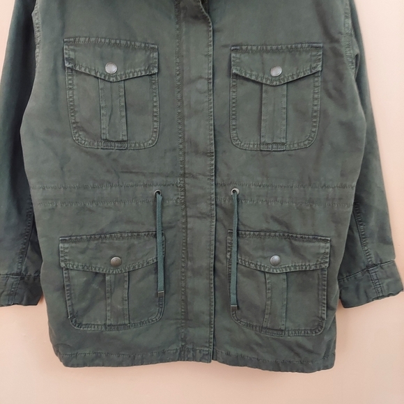 NWOT American Eagle Women's Faux Fur Utility Jacket - Picture 4 of 13